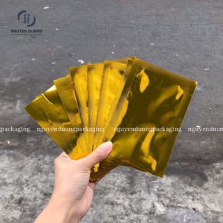 Túi ba biên 2 mặt Vàng bóng Hàn nhiệt - Hút chân không