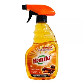 Nước lau kính siêu sạch an toàn Hando 680ml Hương Quế