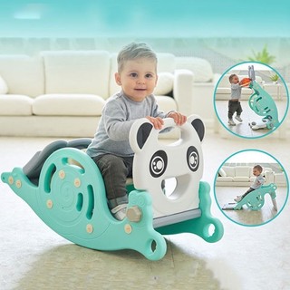 Cầu trượt cho bé-cầu trượt bập bênh 3 in 1 cho bé từ 1-4 tuổi _ kèm khung bóng rổ.