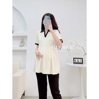 Áo bầu thời trang công sở chất cotton