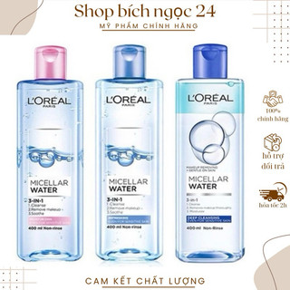 Nước tẩy trang l’oreal micellar water 3-in-1