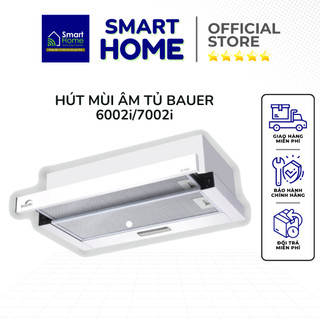 Máy hút mùi bauer bc 6002i / 7002i máy hút mùi âm tủ, hút mùi nhà bếp cao cấp, công suất hút mạnh bảo hành 2 năm