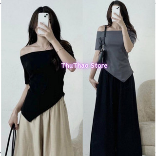 Hàng thiết kế size S,M,L  Áo thun, áo pull trễ vai chất đẹp.