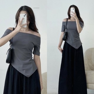 Hàng thiết kế size S,M,L  Áo thun, áo pull trễ vai chất đẹp.