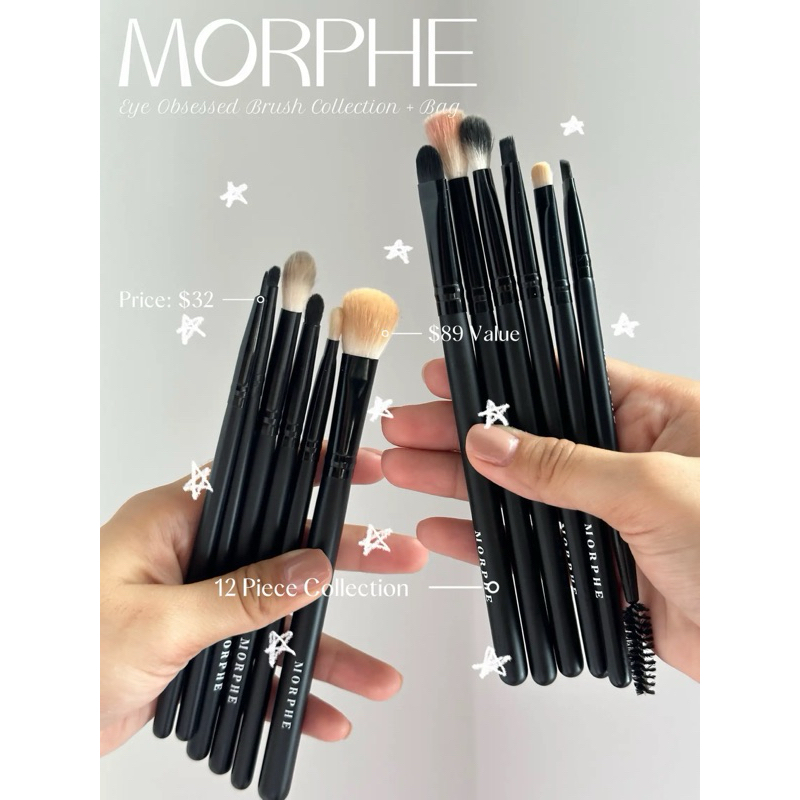[TÁCH SET] Cọ lẻ Morphe thân đen fullsize