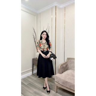 ĐẦM DÁNG XOÈ CHẤT LỤA Ý SIÊU SANG SIÊU M L XL XXL XXXL