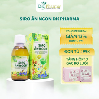Siro ăn ngon DK Pharma 200ml giúp trẻ ngon miệng, tăng cường hấp thu dinh dưỡng - DK Pharma