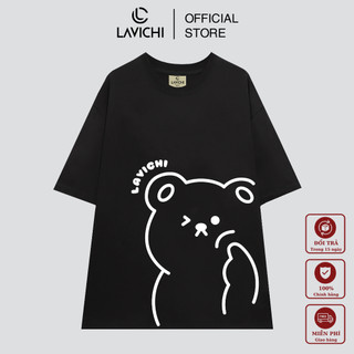 Áo Thun Local Brand Unisex GẤU MŨM MĨM LAVICHI Premium 100% Cotton LAVICHI - LC047