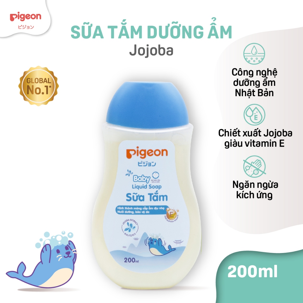 Sữa Tắm Dịu Nhẹ Jojoba Pigeon 200ml/700ml