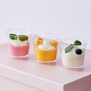 Set 10 cốc mica mousse 7770 + nắp ( AKSHOPCAMLE 2191.011)