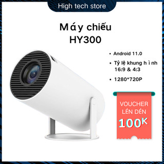 Máy chiếu mini hy300 full hd 1080p android 11.0 bluetooth 5.0 cho điện thoại máy chiếu phim