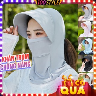Khăn Khẩu Trang Chống Nắng Kín Đầu Có Vành BEAT