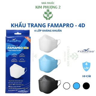 Khẩu trang y tế famapro - 4d