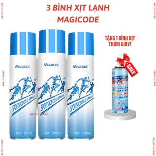 Chai xịt lạnh MAGICODE 250ml giúp phong tỏa chấn thương cơ khớp, chống viêm