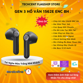 Tai nghe tws pro gen2 hổ vằn 1562ae best anc 45db - chống ồn chủ động - âm thanh vòm thực