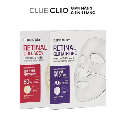 Mặt Nạ Dermatory Cao Cấp Dưỡng Da Săn Chắc, Sáng Mịn Retinal Gel Mask 22g