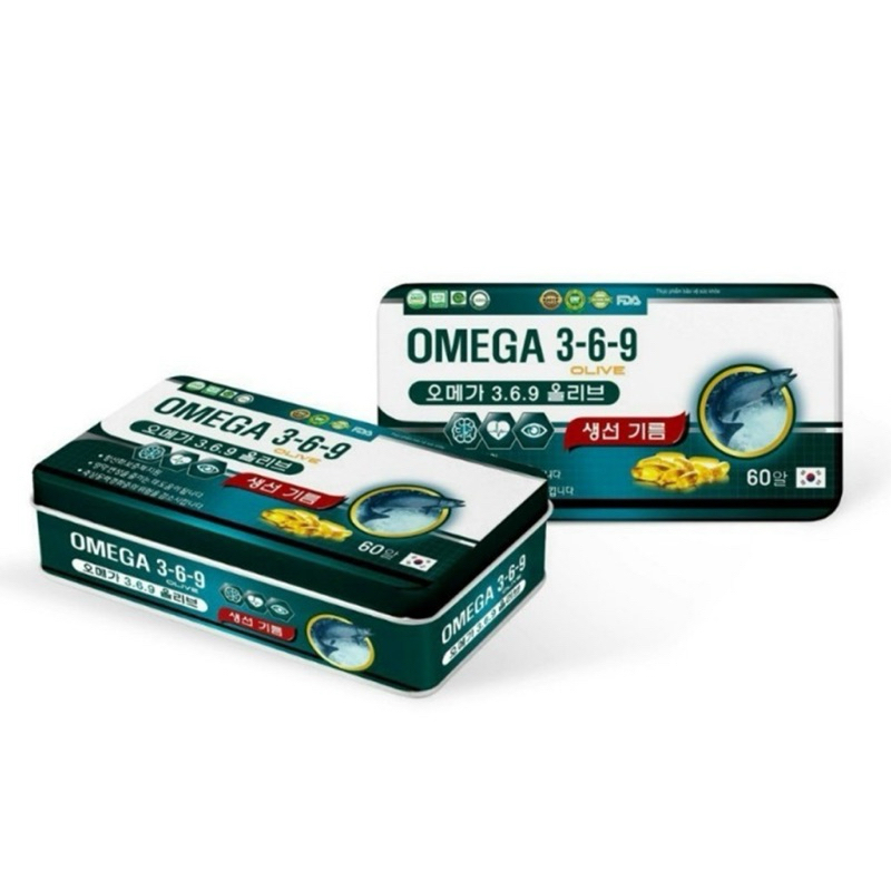 Viên Uống Dầu Cá Omega 3.6.9 Olive - Giúp Sáng Mắt, Bảo Vệ Võng Mạc ,Giảm Mỡ Máu ,Bổ Não, Tăng Miễn Dịch Khỏe Tim Mạch