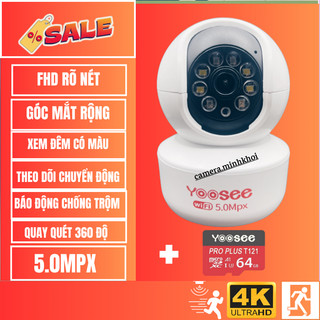 Camera wifi yoosee FHD 2.0Mpx Mẫu Mới Kèm Thẻ