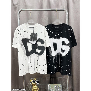 Áo phông nam nữ unisex in chữ DG, áo thun form rộng local brand chất cotton cao cấp.