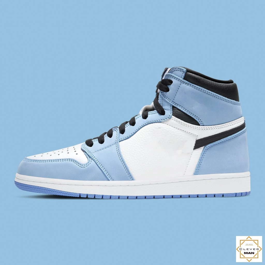 Giày Thể Thao Air Jordan 1 High University Blue Xanh Dương Trắng Cao Cổ
