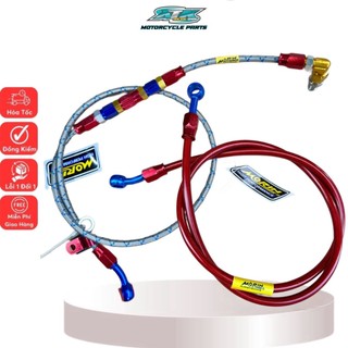 Dây dẫn dầu phanh morin 90 độ và dây thẳng nhiều màu sắc dài 95cm mẫu New 2024 Phụ tùng