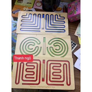 Set 3 bảng luyện não trái phải