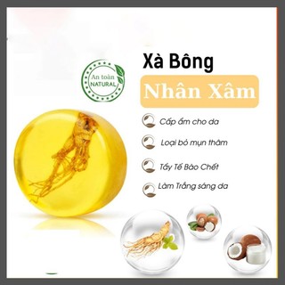 Xà phòng nhân sâm hàn quốc cao cấp. kèm túi lưới