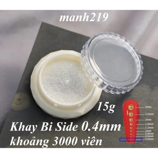 Hũ Bi Sắt Vàng Bạc side mini Đính Móng Tay Nail