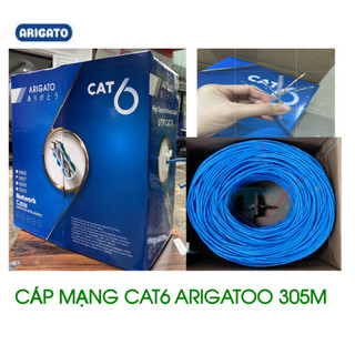 Thùng dây mạng cat6 tika link/ arigatoo 0986 full 305m, tiết diện 0.42
