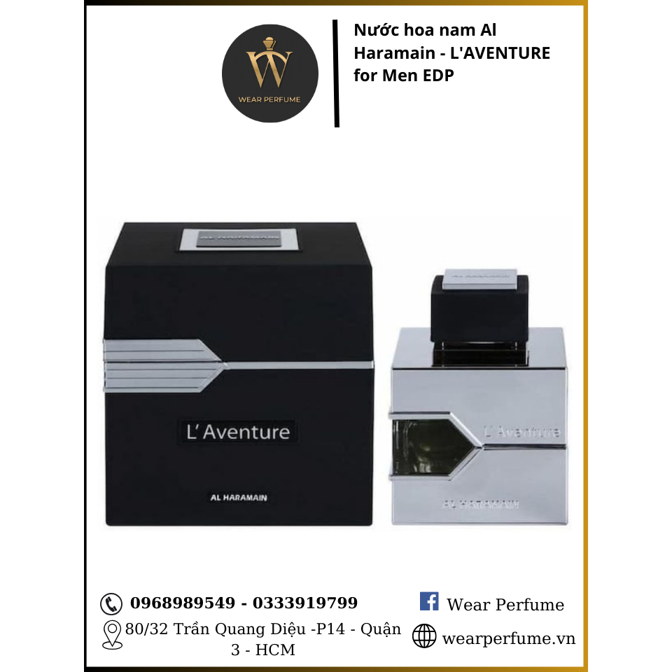 NƯỚC HOA NAM AL HARAMAIN - L'AVENTURE FOR MEN EDP