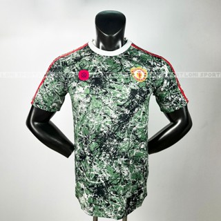 Áo MU xanh Stone Roses 2024 - Bản Fan