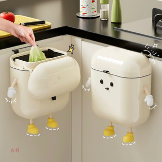 Thùng Rác Treo Tủ Bếp Có Nắp