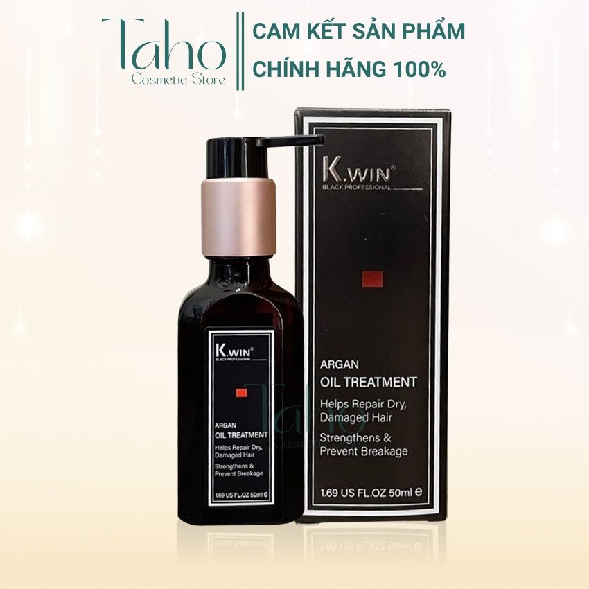 Tinh dầu dưỡng tóc kwin oil dưỡng argan dưỡng ẩm, phục hồi hư tổn và ngăn ngừa chẻ ngọn 50ml - HÀNG 
