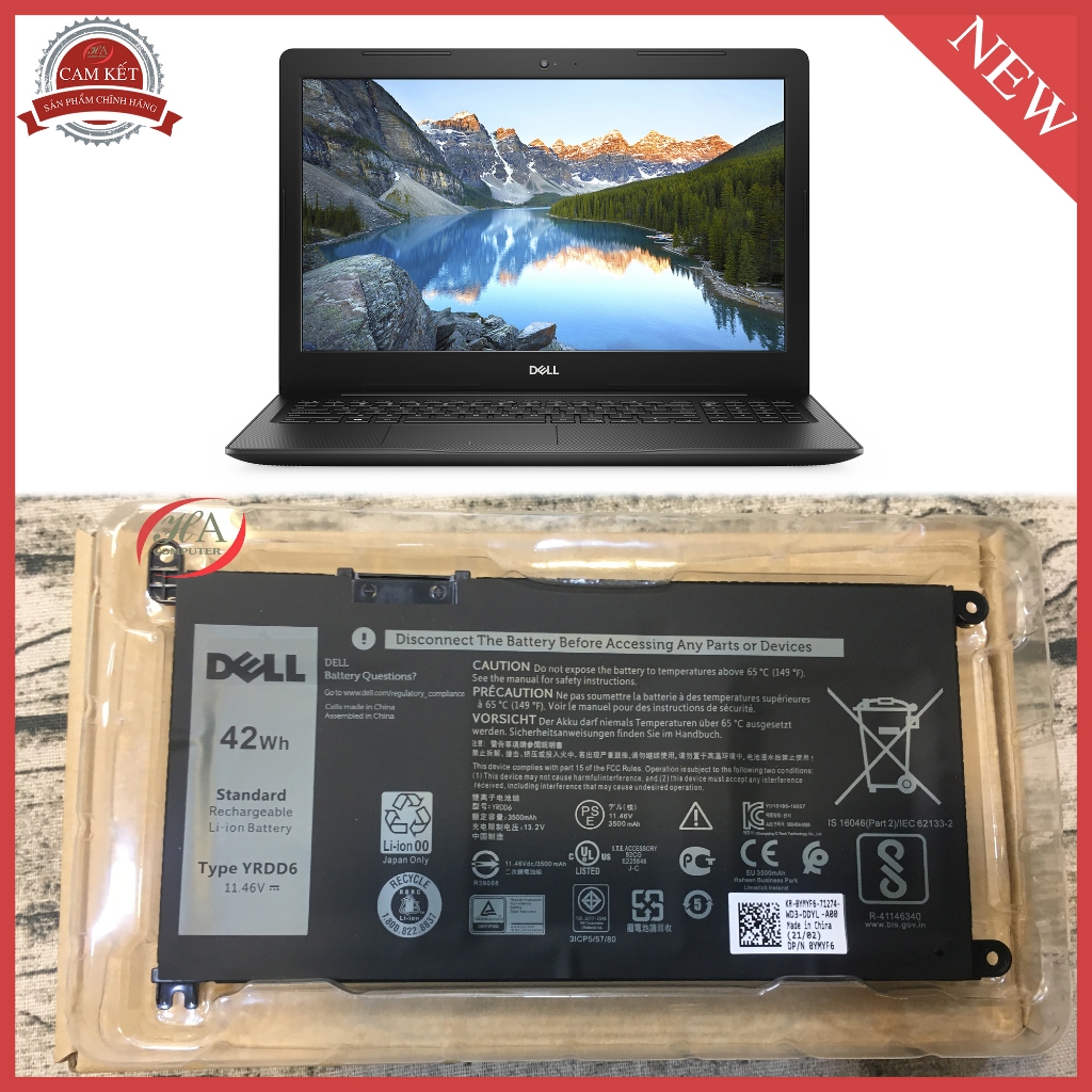 Pin Sạc dell Inspiron 3580