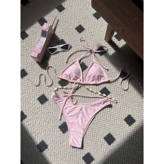 Bikini 2 mảnh đính vỏ sò đi biển cực xinh