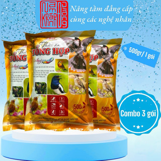 Cám Hiển Bảo Khánh Combo 3 gói cám tổng hợp cho chim cảnh HBK 2023