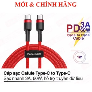 Cáp sạc nhanh 60w baseus type-c to type-c 1m