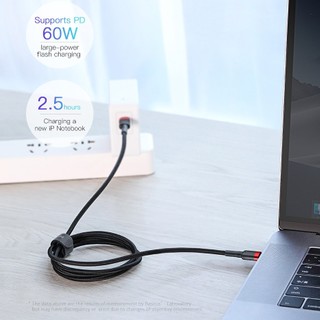 Cáp sạc nhanh 60W Baseus Type-C to Type-C 1M