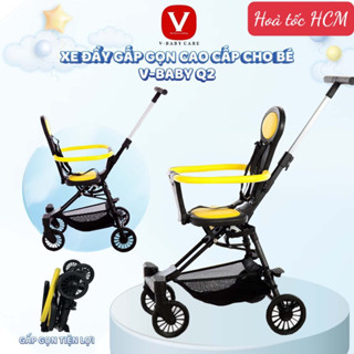 (Hỏa tốc HCM) XE ĐẨY ĐẢO CHIỀU GẤP SIÊU GỌN V-BABY Q2