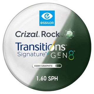 Tròng kính đổi màu pháp essilor gen 8 transitions 1.5 1.56 - 7 màu sắc - bảng giá mới