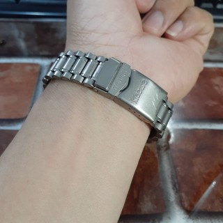 Đồng hồ nam Solar Klaeuse Titanium Diamonds có lịch second hand