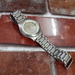 Đồng hồ nam Solar Klaeuse Titanium Diamonds có lịch second hand