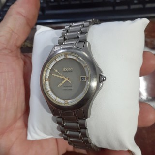 Đồng hồ nam Solar Klaeuse Titanium Diamonds có lịch second hand