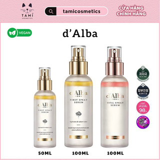  Serum Dạng Xịt Khoáng Căng Bóng Da d’Alba Frist Spray Serum  Vital Spray Serum 
