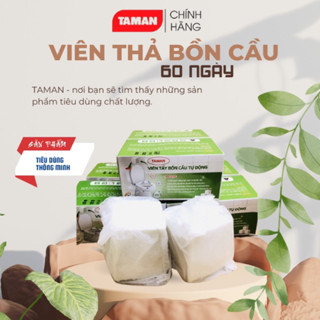 Viên thả bồn cầu TAMAN cực mạnh, thông tắc bồn cầu, đường ống bồn cầu, hộp 2 viên