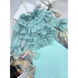Set váy A áo bèo tiểu thư - Angel V
