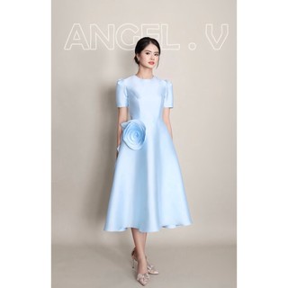Đầm tafta xòe 3D tiểu thư- Angel V