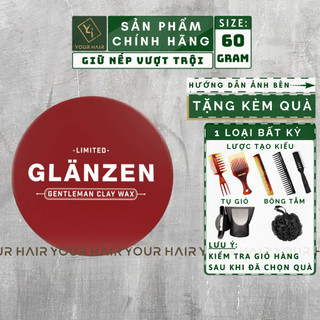 Sáp vuốt tóc Glanzen Limited Gentleman Clay Wax 2024 - 60gr