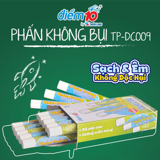 1 hộp phấn không bụi trắng hoặc màu