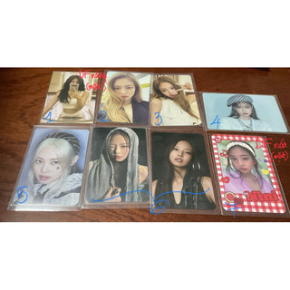 Thẻ ảnh Jennie nhóm BlackPink chính hãng